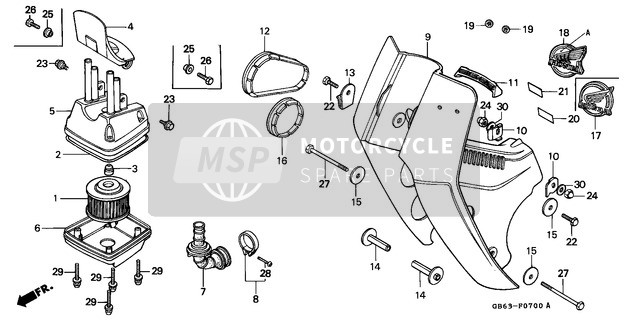 92101060700A, Boulon Hex.,  6X70, Honda, 2